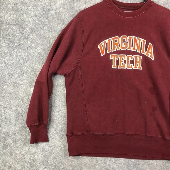 Vintage Champion Reverse Weave Crewneck Sweatshirt Size Small Virginia Tech - Picture 2 of 10
